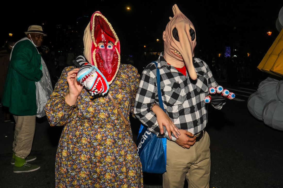 Photographs from the Village Halloween Parade on October 31, 2021